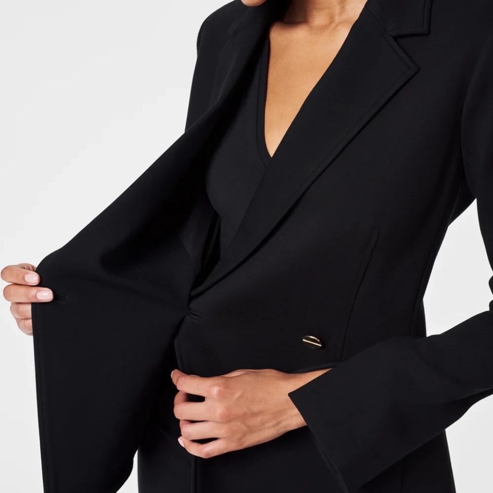 Unworn Spanx Black The Perfect Asymmetrical Blazer